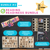 Thumbnail for Reading Readiness Bundle- Reading Readiness Bundle | Pre-Literacy Learning Set for Autism Support | Early Reading Development Tools (Ages 3-7)